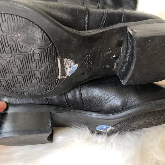 Franco Sarto knee high black leather boots - Picture 8 of 8